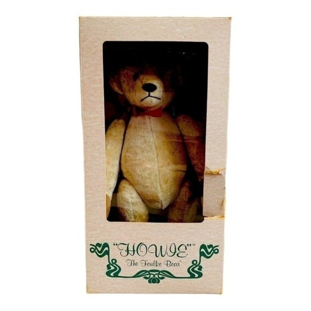 Rare Vintage Howie Foulke Bear 11” Plush Grey Velour Limited Edition Toy - Picture 7 of 12